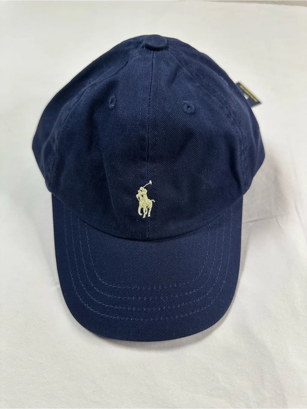 NWT Polo by Ralph Lauren Navy Classic Pony Baseball Cap Boys Sz One Size  2T/4T